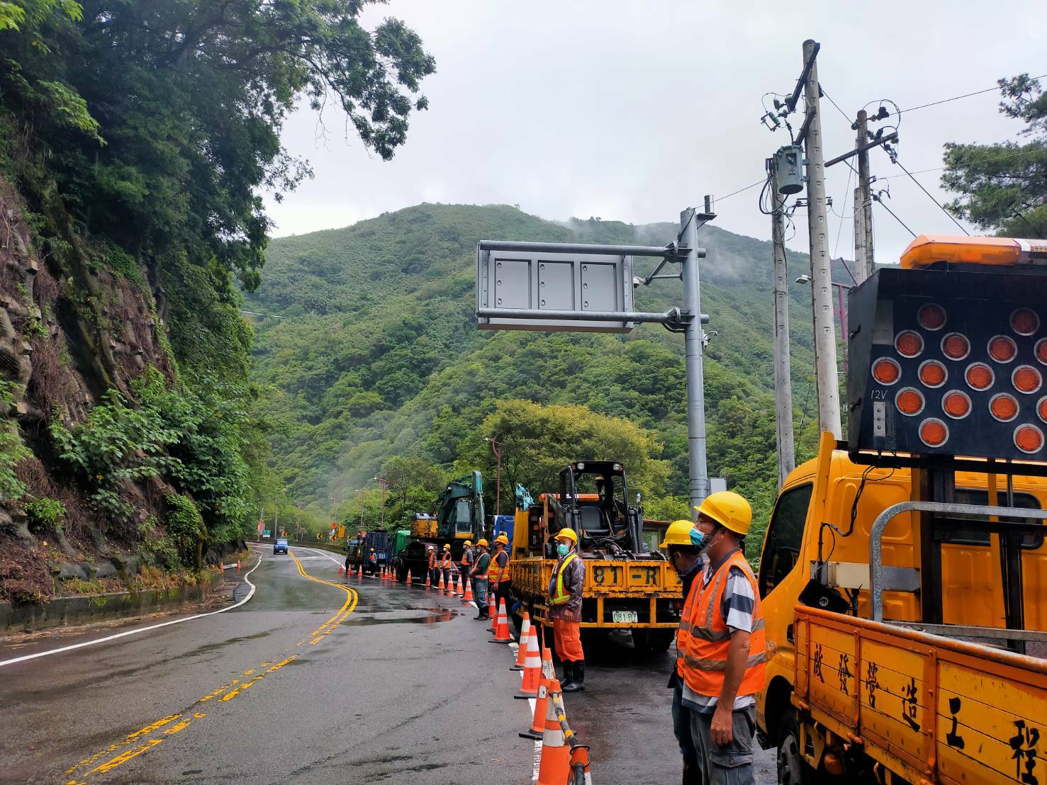 煙花颱風帶來強降雨恐致災　桃園復興停班課預防性撤離居民