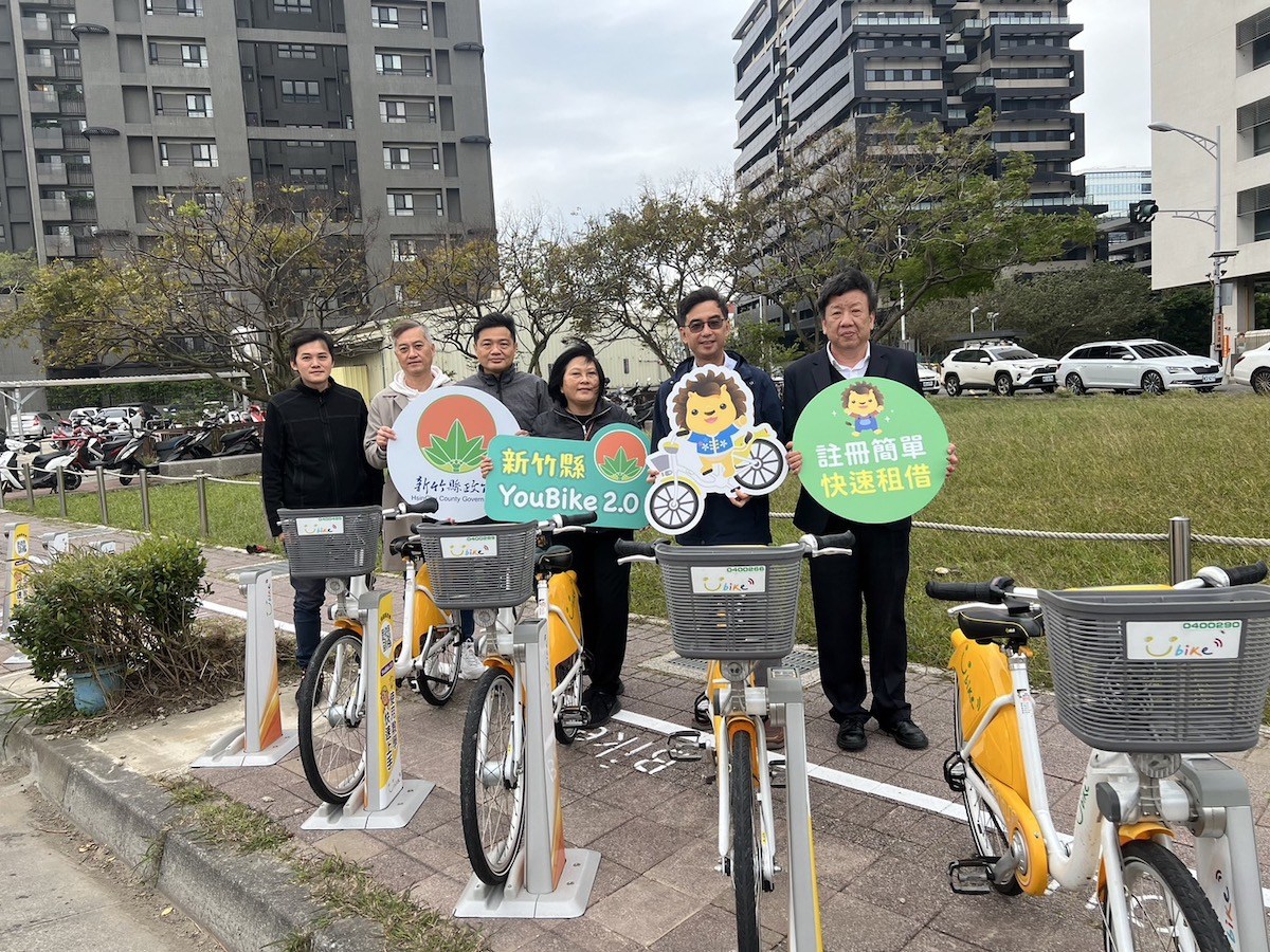 民間再捐贈2處YouBike站　新竹縣衝全國第2高使用率　