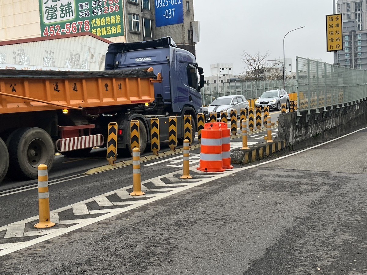 桃園新增8處防撞筒　降低交通肇事傷亡率