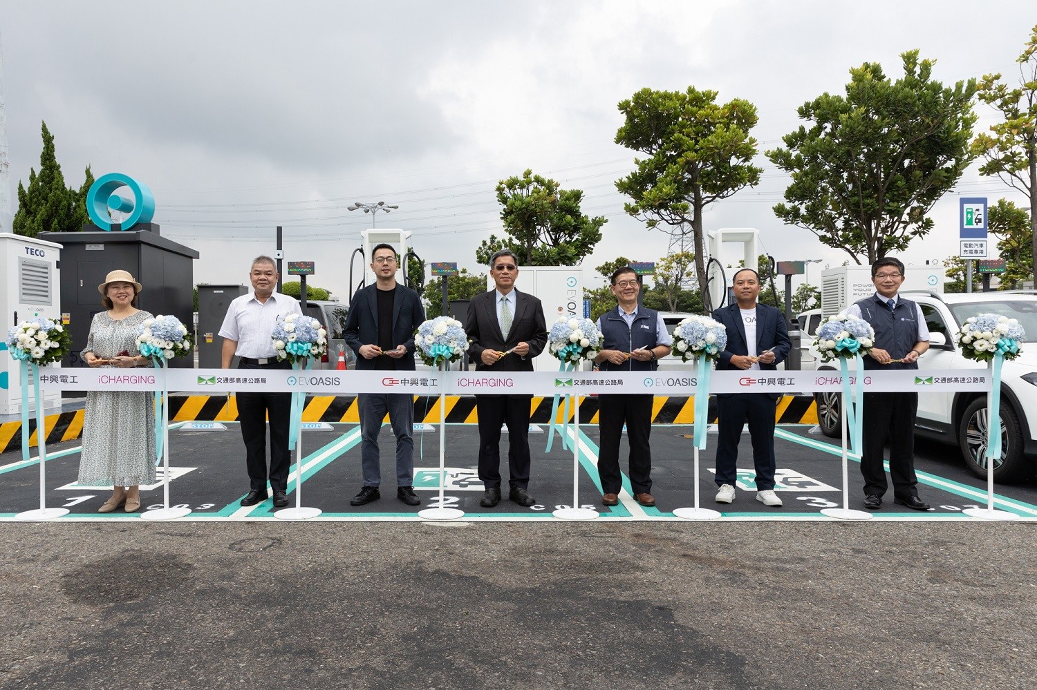 EVOASIS國道七大充電站全面啟用　360kW極速快充助綠能出行