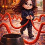 鄭麗文與抖動紅繩