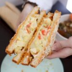 竹北三民路早午晚餐推薦 慢火熱煎鐵板奶油吐司 外帶團購都方便