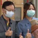 英雄惜英雄！施淑婷、宣明智聯袂探慰新竹榮家