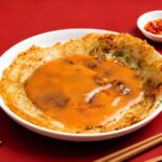 竹北經典黃金脆皮、鮮甜羹湯吸引饕客 大腸麵線、蚵仔煎臭豆腐各有擁護者